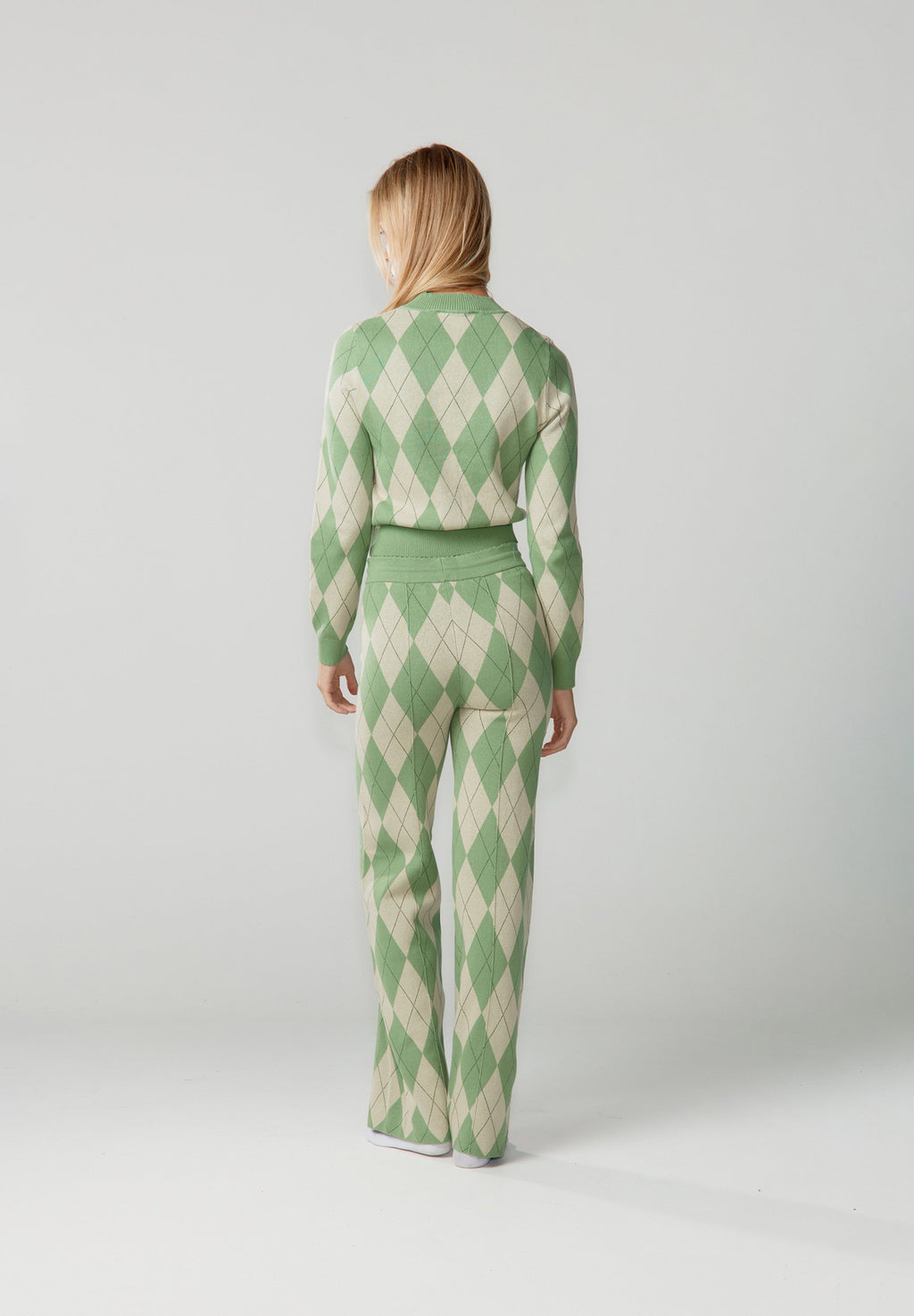 House of Sunny ARGYLE LOUNGE CARDIGAN