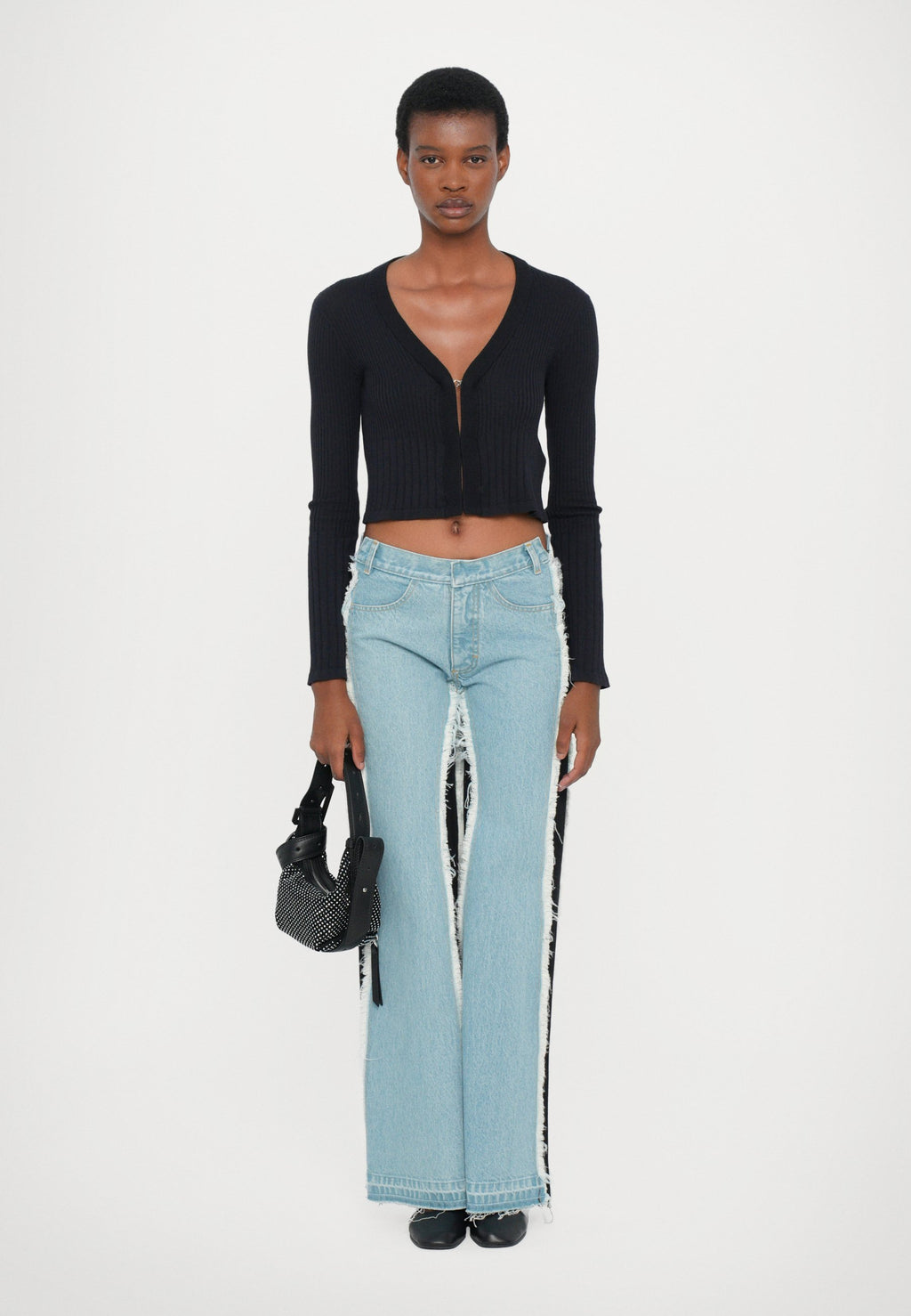 Ksenia Schnaider VINTAGE EFFECT WITH CONTRAST SIDE PANELS
