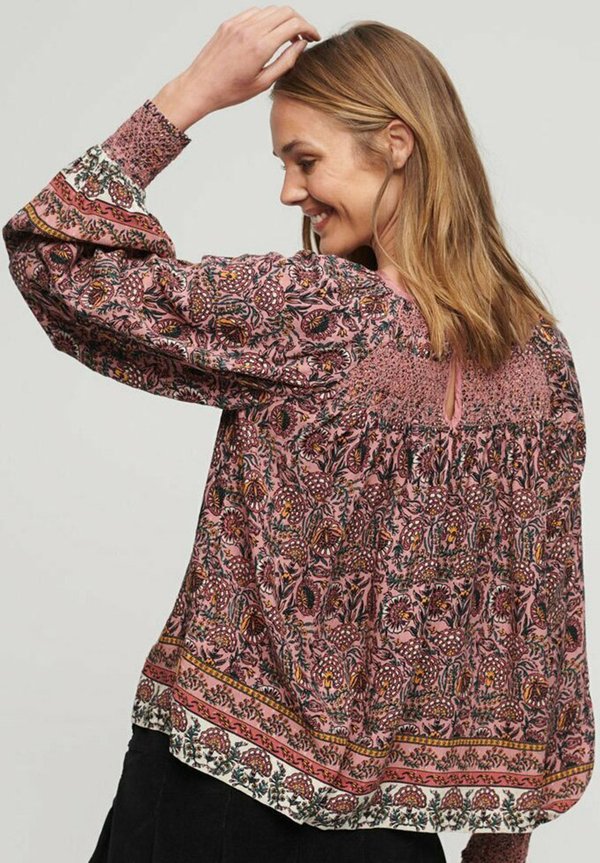 Superdry & Co PRINTED SMOCKED
