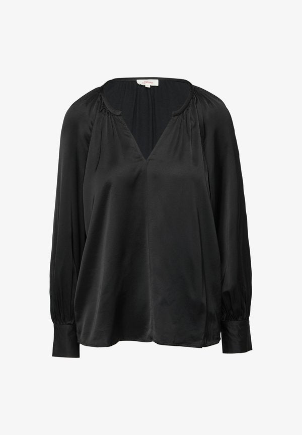 s.Oliver IM LOOSE FIT - Blouse - schwarz