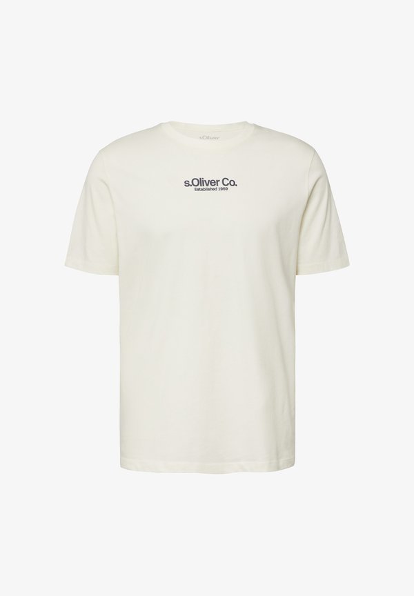 s.Oliver T-SHIRT - Print T-shirt - creme