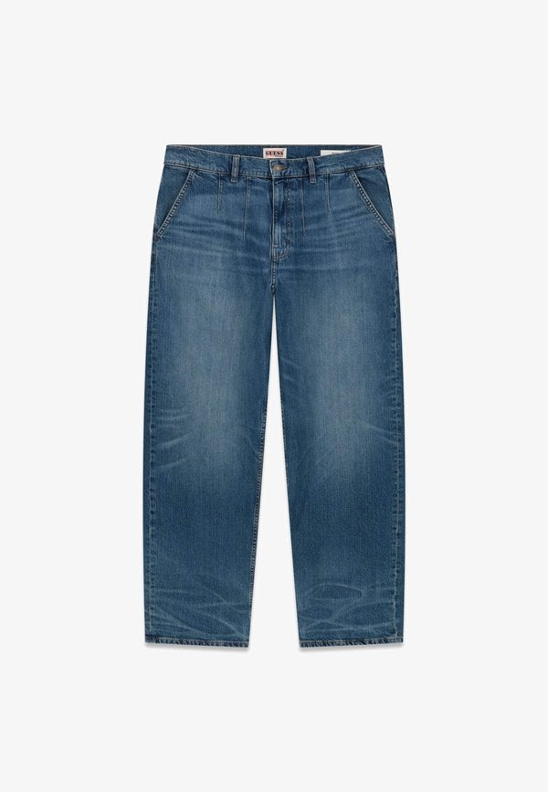 Guess SUPER-BAGGY-JEANS - Baggy Jeans - blau