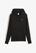Puma ESSENTIALS ELEVATED FLEECE HOODIE - Hoodie - black-warm white