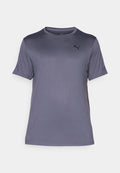Puma TAD ESSENTIALS SOLID CAT TEE - Sports T-shirt - galactic gray