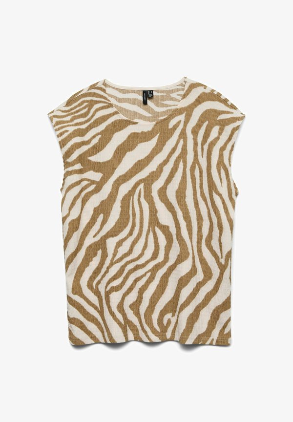 Vero Moda Curve VMCFRIGA - Print T-shirt - birch