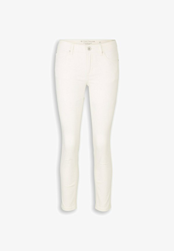 TOM TAILOR TTLENE SLIM FIT - Slim fit jeans - white