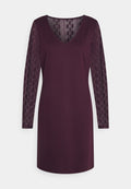 VILA VIJENNIE V NECK MIXED DRESS