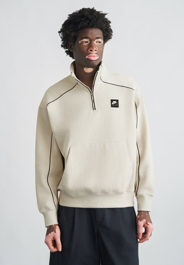 Nike Sportswear AIR - Sweatshirt - light bone/black