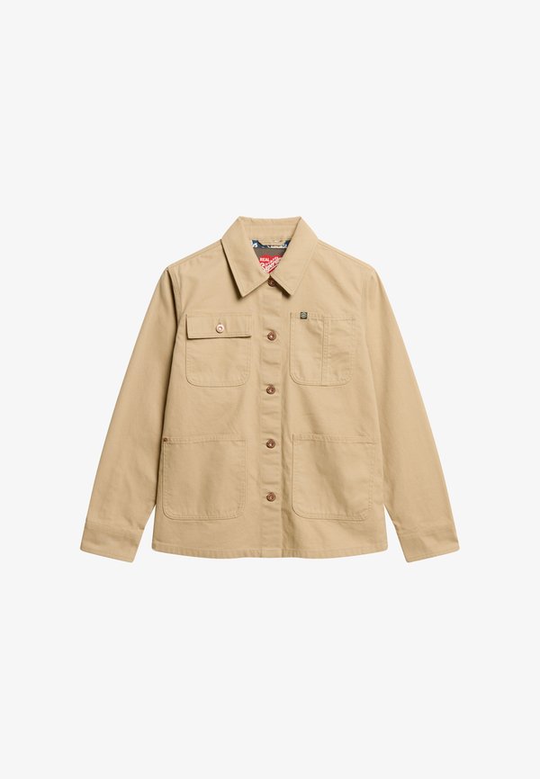 Superdry & Co EMBROIDERD  - Summer jacket - canyon beige
