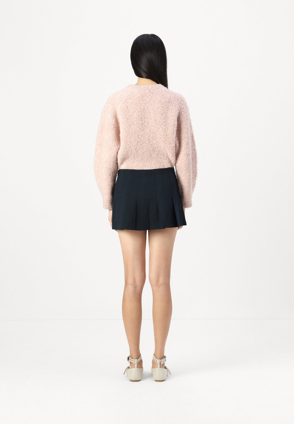 Abercrombie & Fitch WIDE PLEATED MINI SKIRT