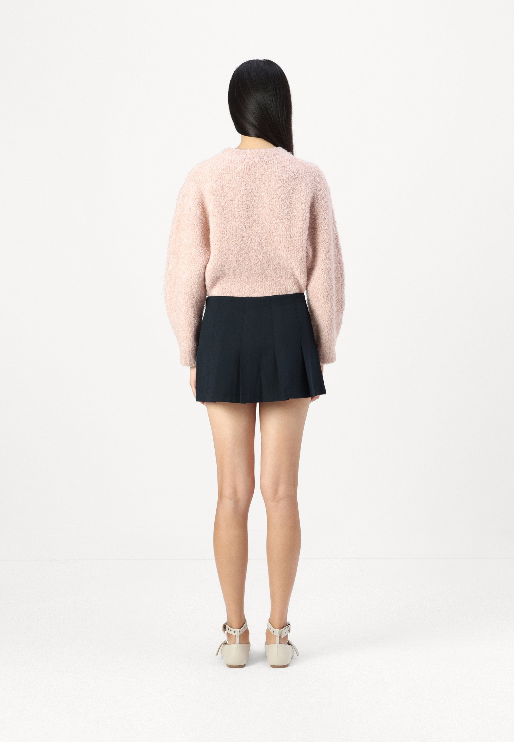 Abercrombie & Fitch WIDE PLEATED MINI SKIRT