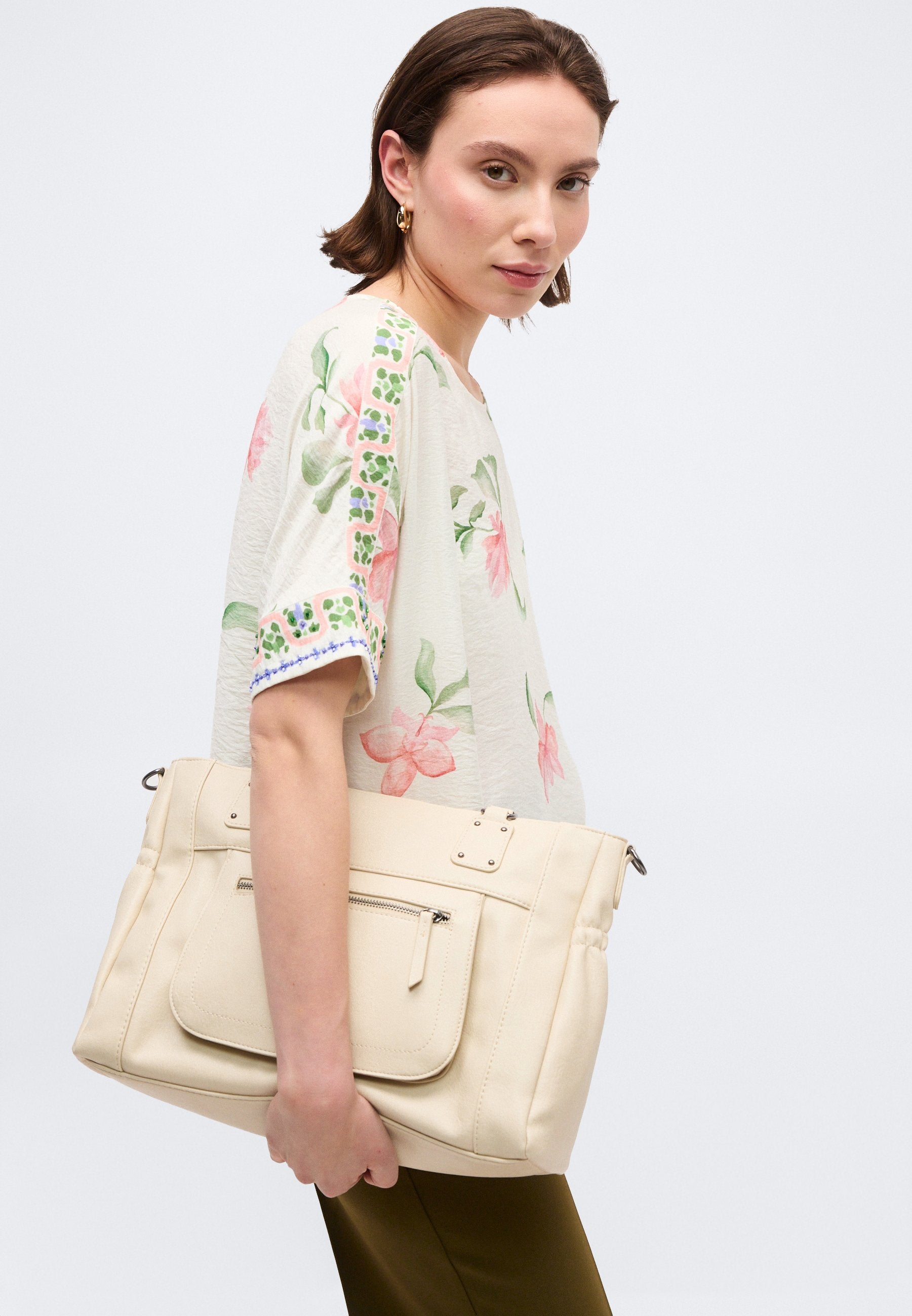 Mos Mosh BIG ORCHID BLOUSE