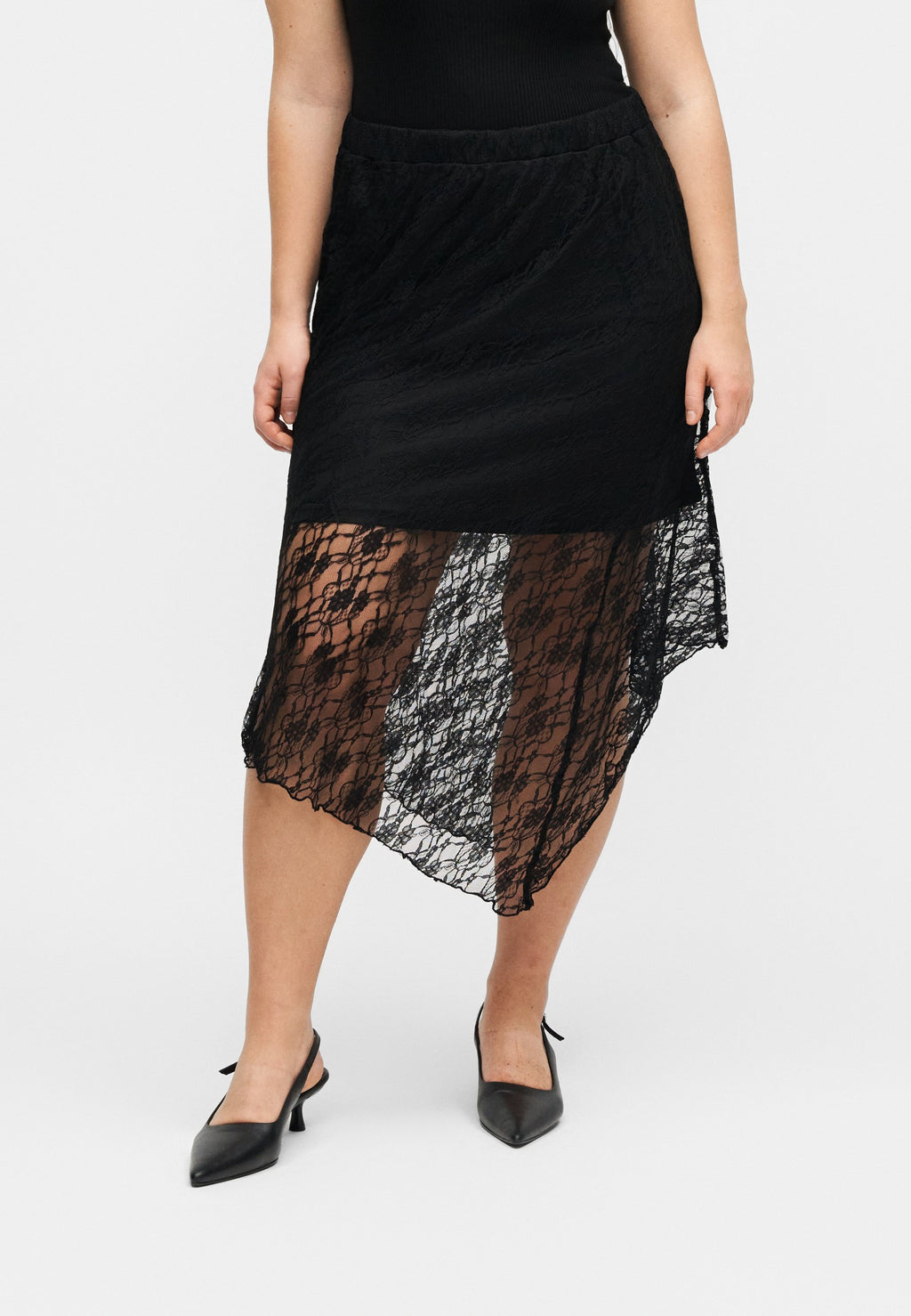 ONLY Carmakoma CARCARNE ASSYMETRIC SKIRT