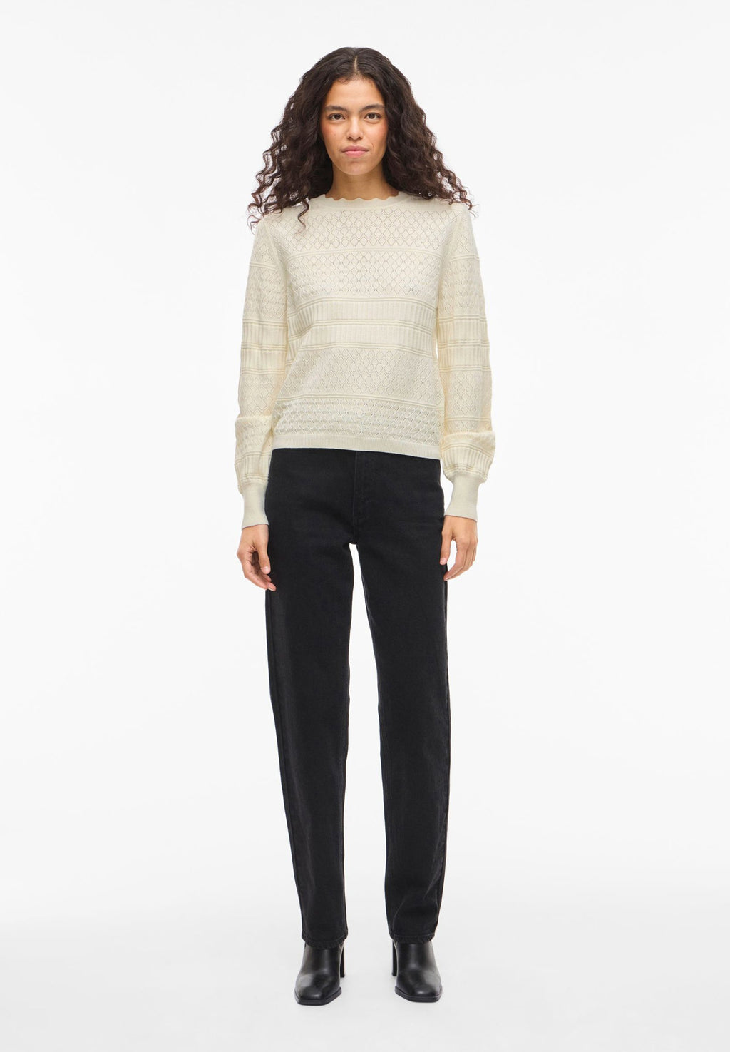 VILA Knitted VIMILOS Pointelle