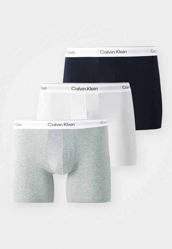 Calvin Klein Underwear 3 PACK - Boxer briefs - grey heather/white/black