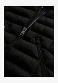 Superdry & Co FUJI HOODED LONGLINE - Winter coat - black