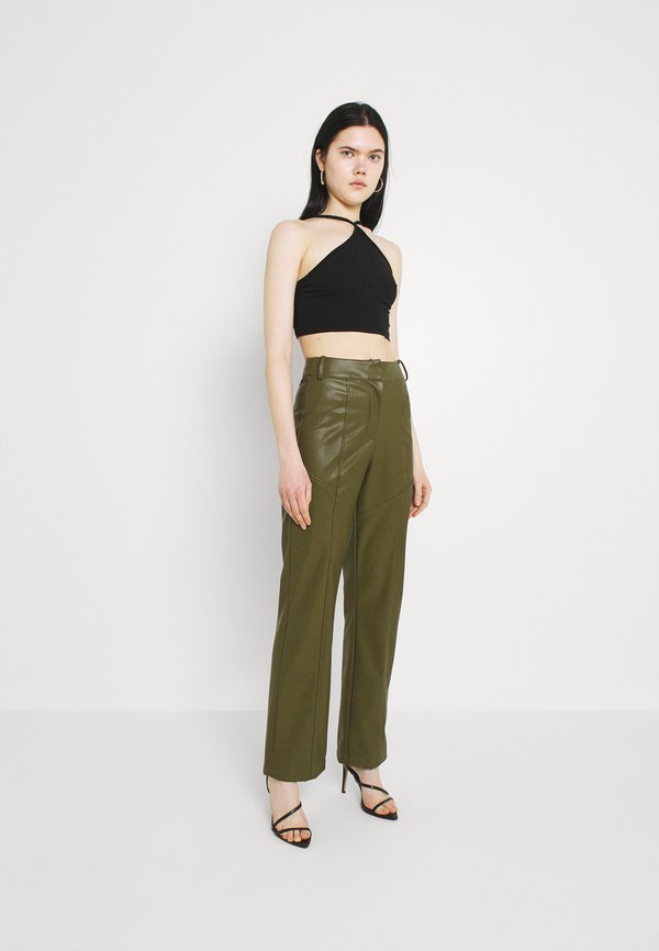 Missguided ONE SHOULDER CROP 2 PACK