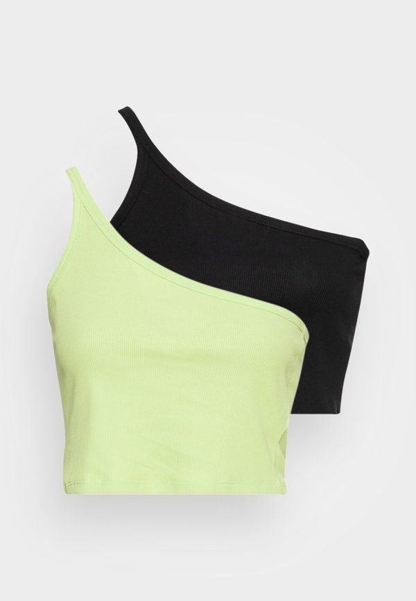 ONLY ONLRIKKE ONE SHOULDER TEE 2 PACK