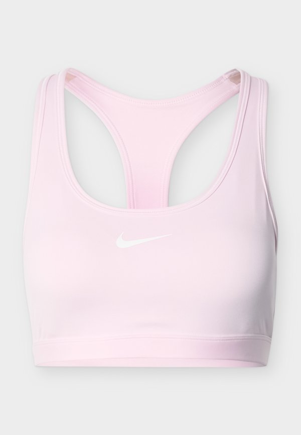 Nike Performance BRA - Medium support sports bra - pink foam/white