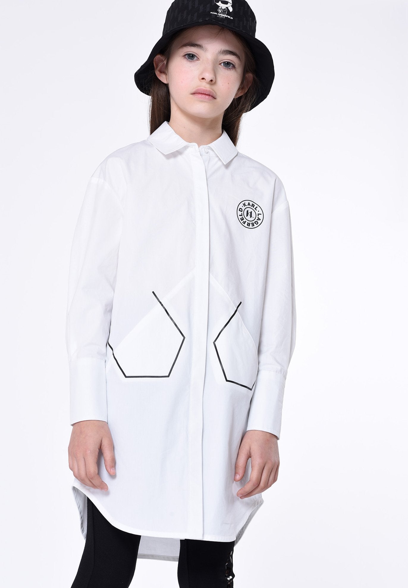 KARL LAGERFELD KIDS Blusenkleid Media 2