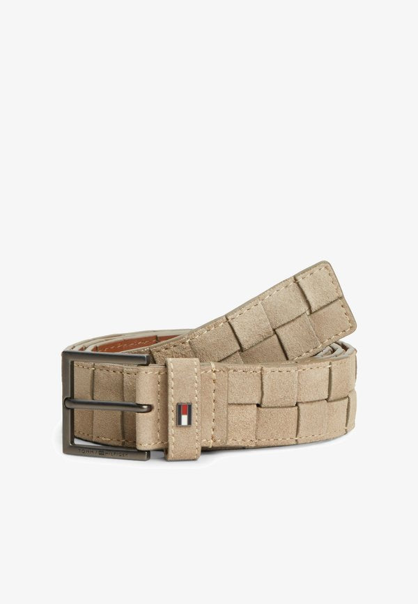 Tommy Hilfiger HUDSON WEAVE - Belt - classic stone