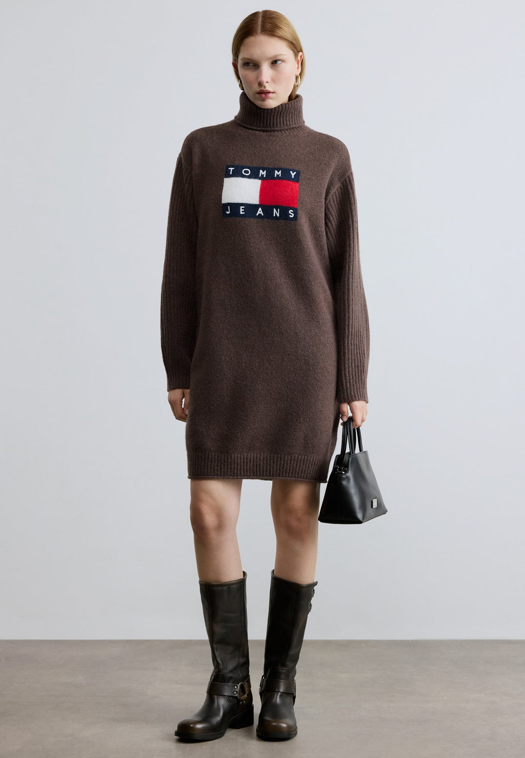Tommy Jeans TOMMY FLAG RELAXED MAXI JUMPER DRESS