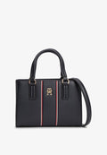 Tommy Hilfiger SIGNATURE CROSSBODY TOTE BAG - Handbag - space blue