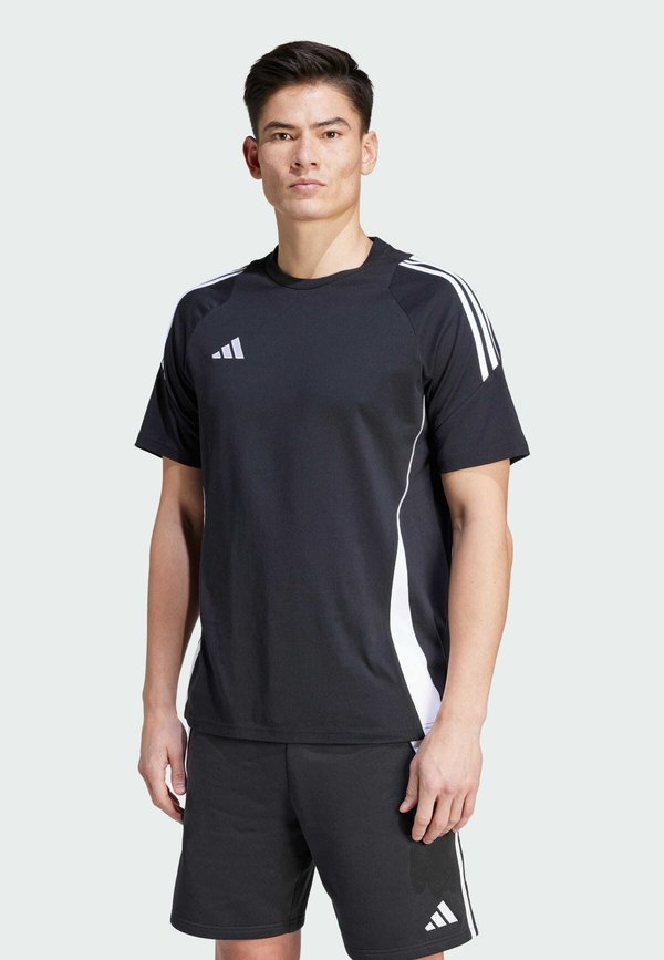 adidas Performance ADIDAS PERFORMANCE TIRO 24 SWEAT TEE - Print T-shirt - black   white