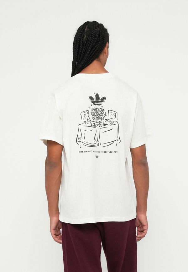 adidas Originals SUPPER CLUB TEE UNISEX - Print T-shirt - off-white