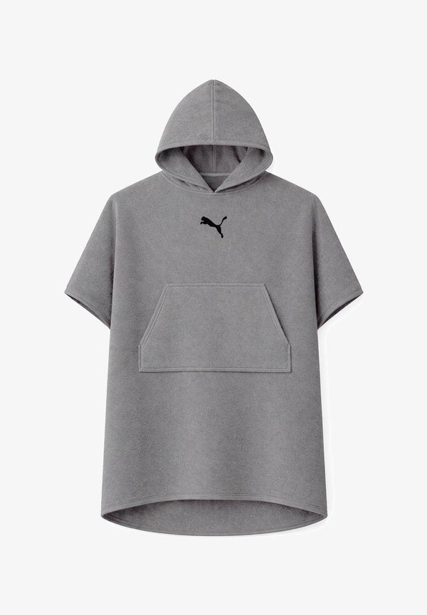 Puma PUMA UNISEX BADEPONCHO PONCHO MIT KAPUZE STRAND SAUNA 660009 - Dressing gown - light grey
