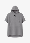 Puma PUMA UNISEX BADEPONCHO PONCHO MIT KAPUZE STRAND SAUNA 660009 - Dressing gown - light grey