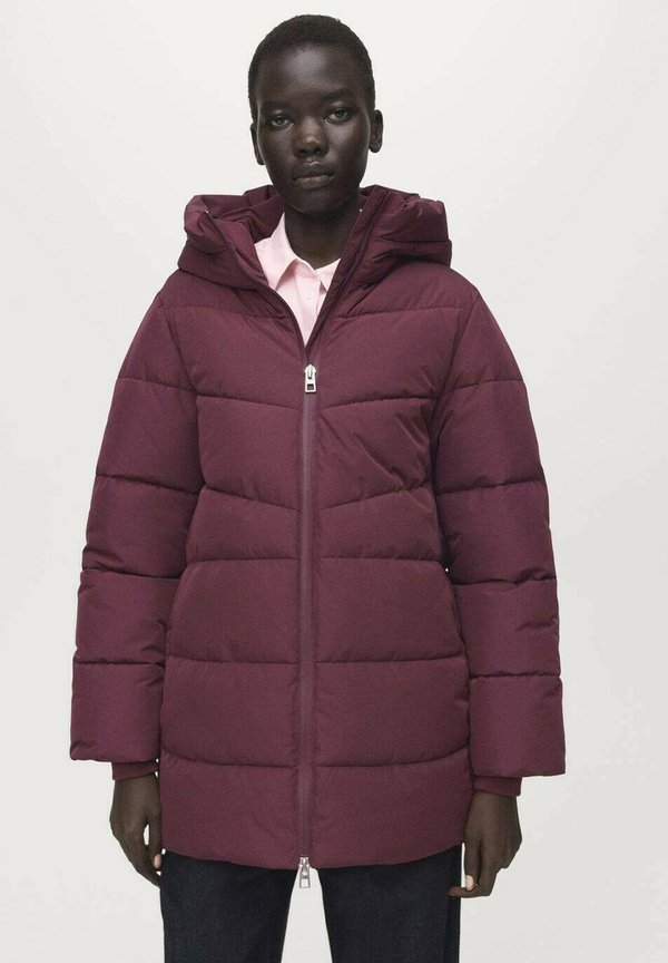 Mango Winter coat - bordeaux