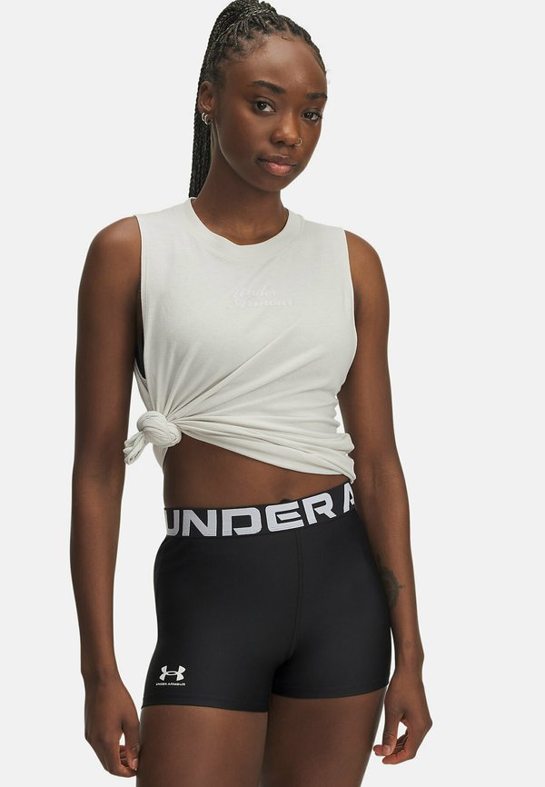 Under Armour SLEEVELESS GRAPHIC VARSITY TANK - Top - summit white