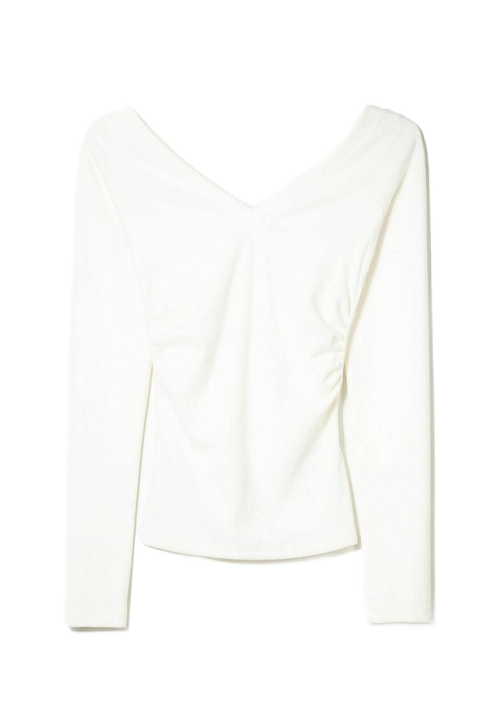 Bershka WITH GATHERED V-NECK