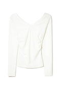 Bershka WITH GATHERED V-NECK