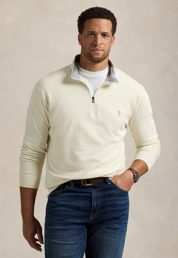 Polo Ralph Lauren Big & Tall LUXURY JERSEY QUARTER ZIP PULLOVER