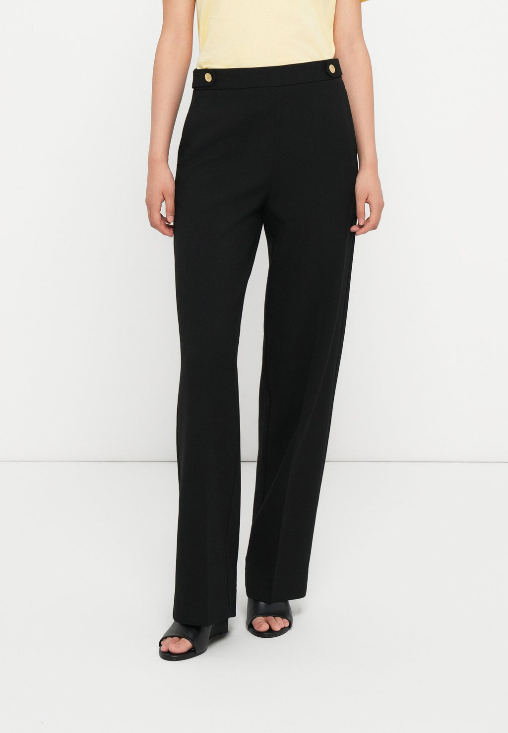 PRESSED CREASE STRAIGHT LEG TROUSERS Media 3