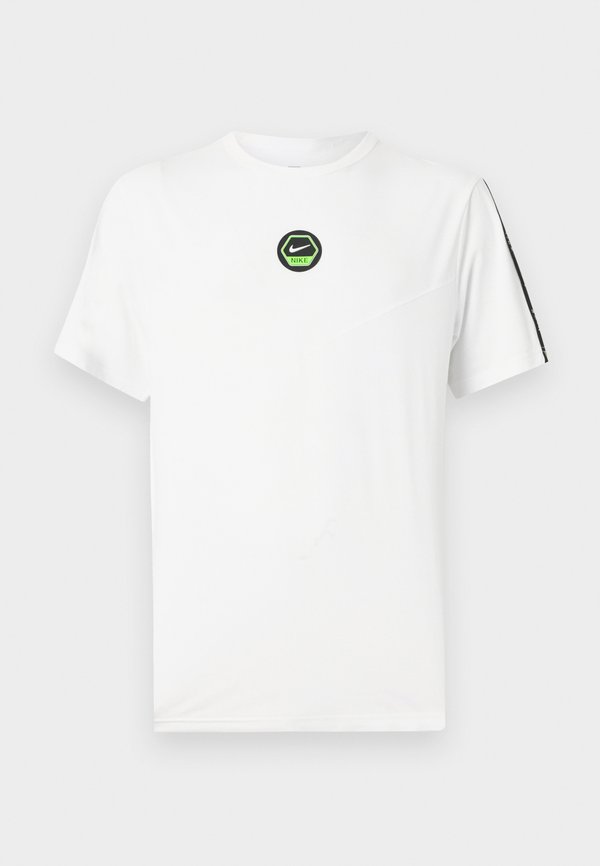 Nike Sportswear M NSW CS DF TEE - Print T-shirt - white/electric green