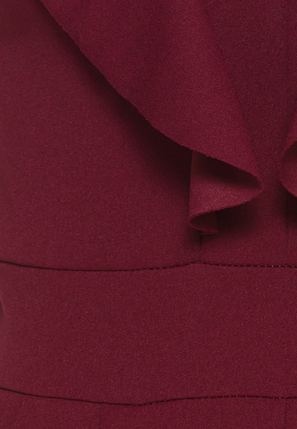 WAL G TALL LEAH RUFFLE V NECK