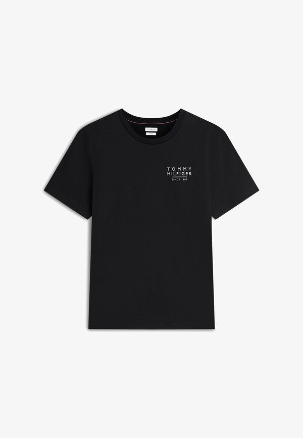 Tommy Hilfiger AMERICANA BACK GRAPHIC REG TEE  AMERICANA CAPSULE - Print T-shirt - black