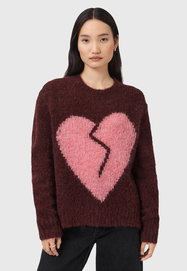 AllSaints LUVHEART CREW