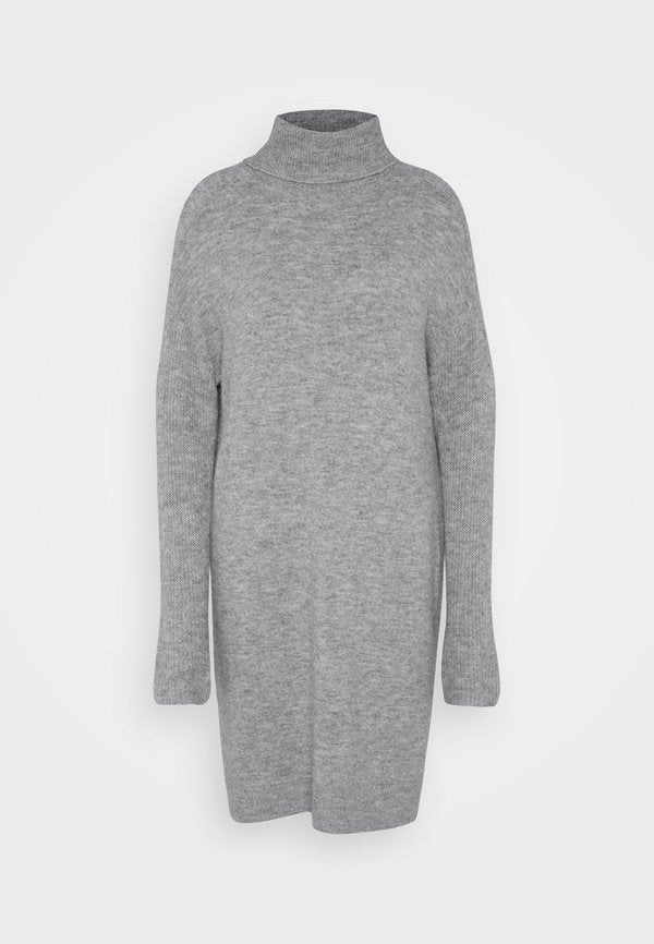 Vero Moda Tall VMJUPITER DRESS - Jumper dress - medium grey melange