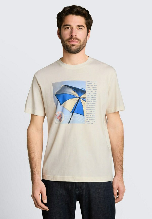 TOM TAILOR TOM TAILOR T-SHIRT T-SHIRT MIT FOTOPRINT - Print T-shirt - gardenia white