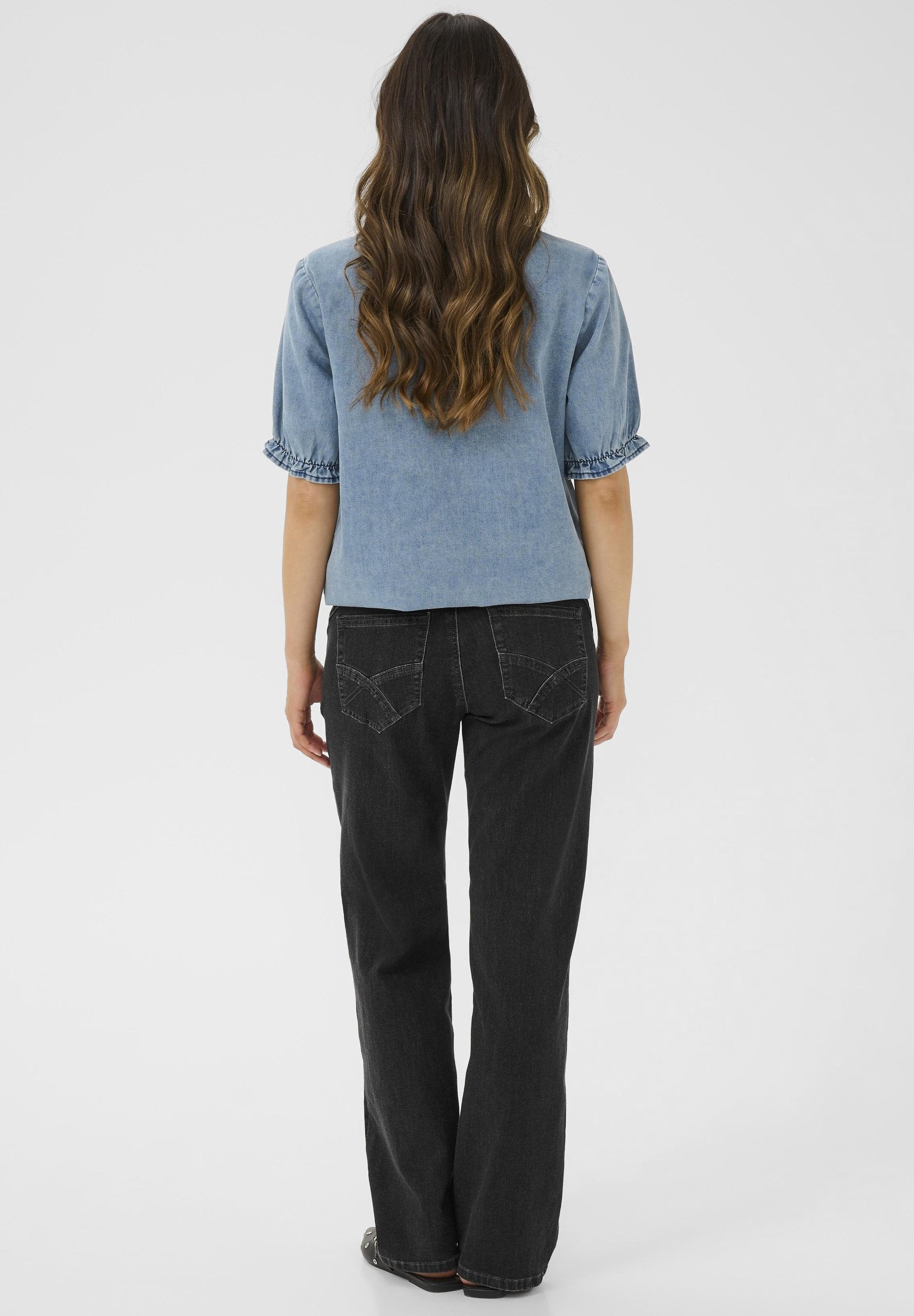 Cream CRLONE STRAIGHT LEG COCO FIT