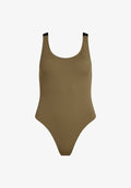 Calvin Klein Swimwear CALVIN KLEIN SWIMWEAR LOW BACK SWIMSUIT - INTENSE POWER - Swimsuit - dusky green