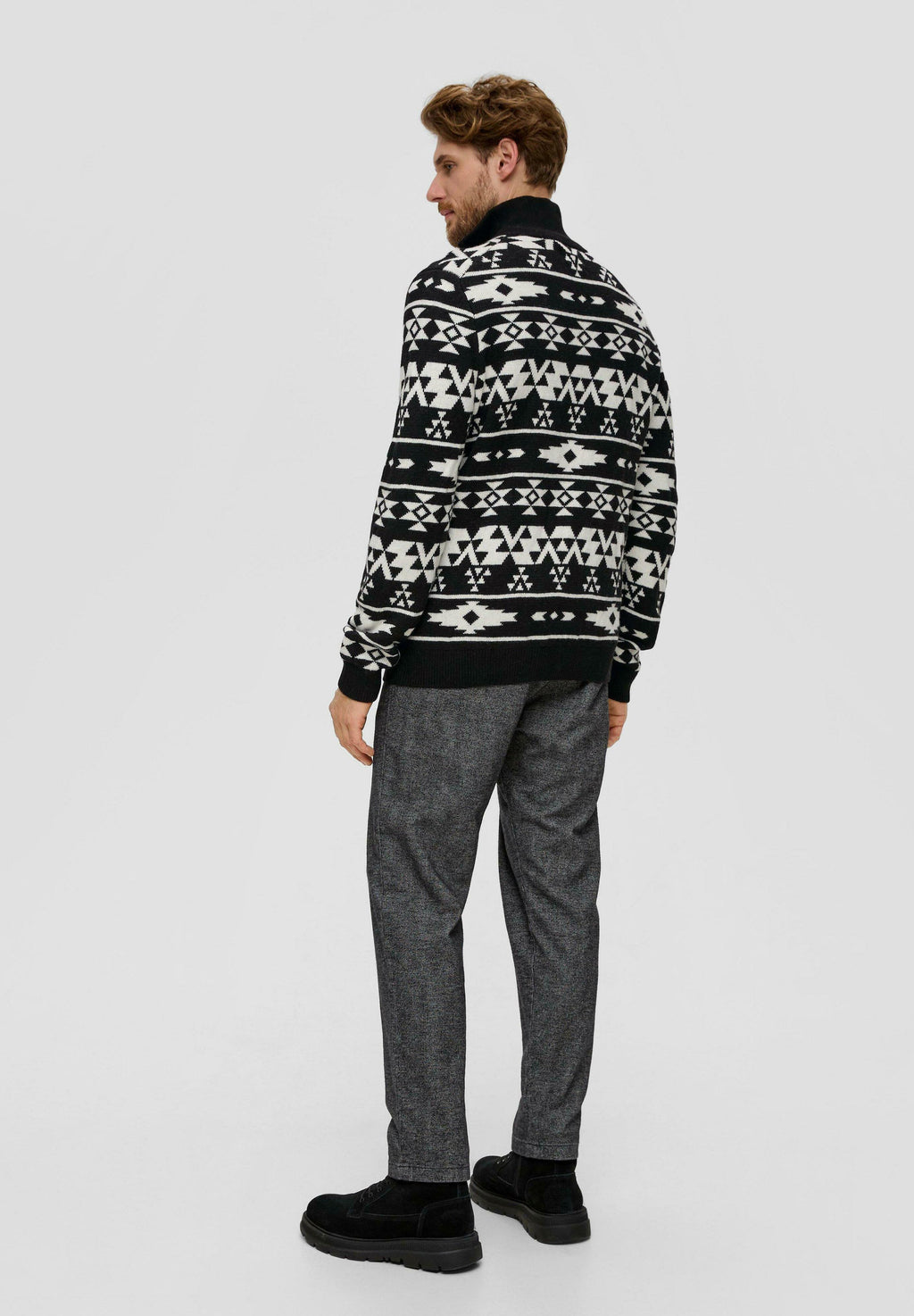 s.Oliver TROYER MIT JACQUARD-MUSTER