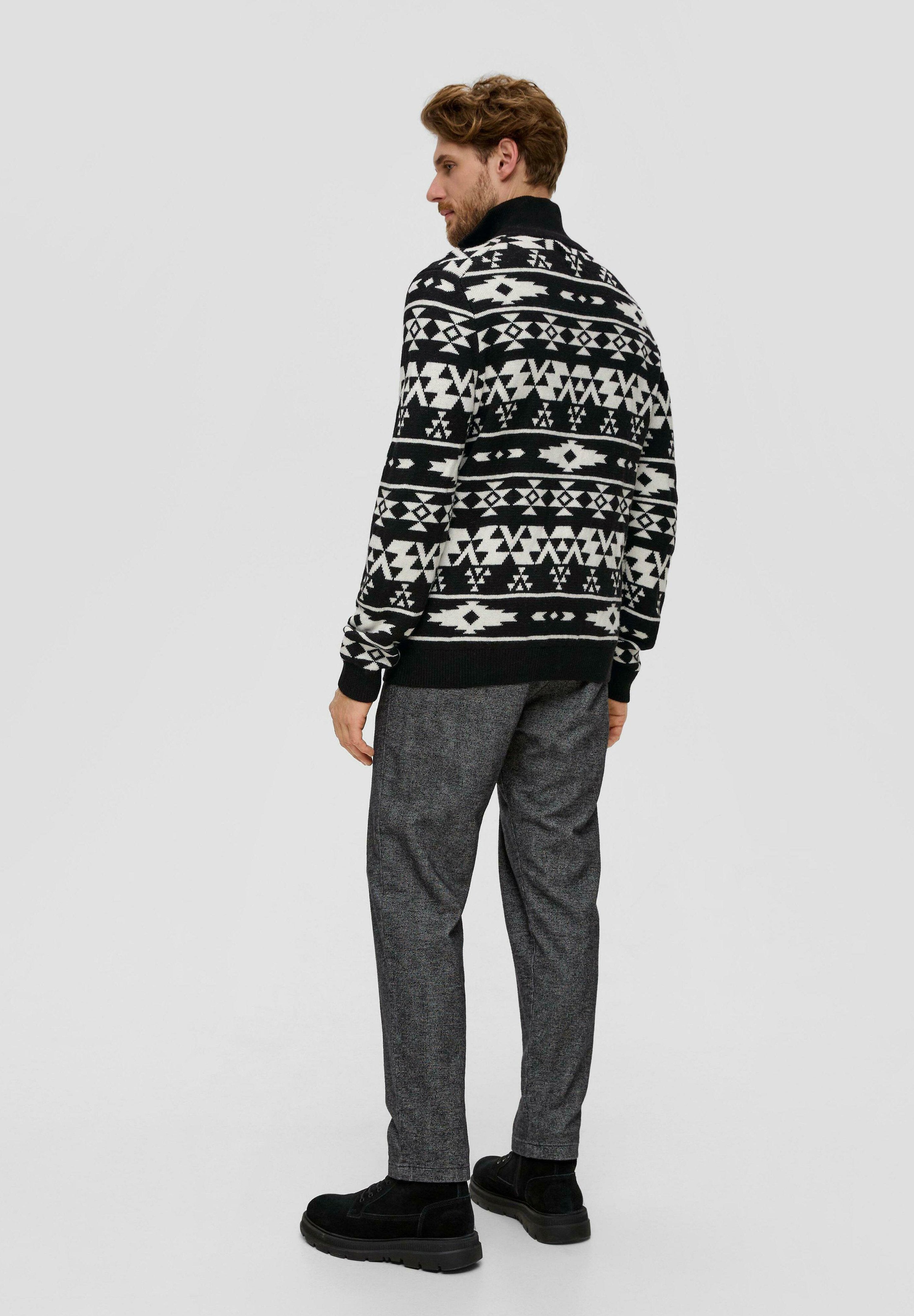 s.Oliver TROYER MIT JACQUARD-MUSTER