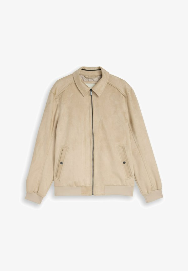 TOM TAILOR Faux leather jacket - cashew beige