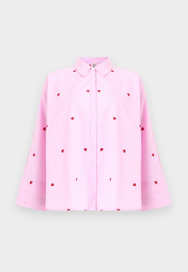 ONLY ONLNEW LINA GRACE - Button-down blouse - lilac sachet/bright white