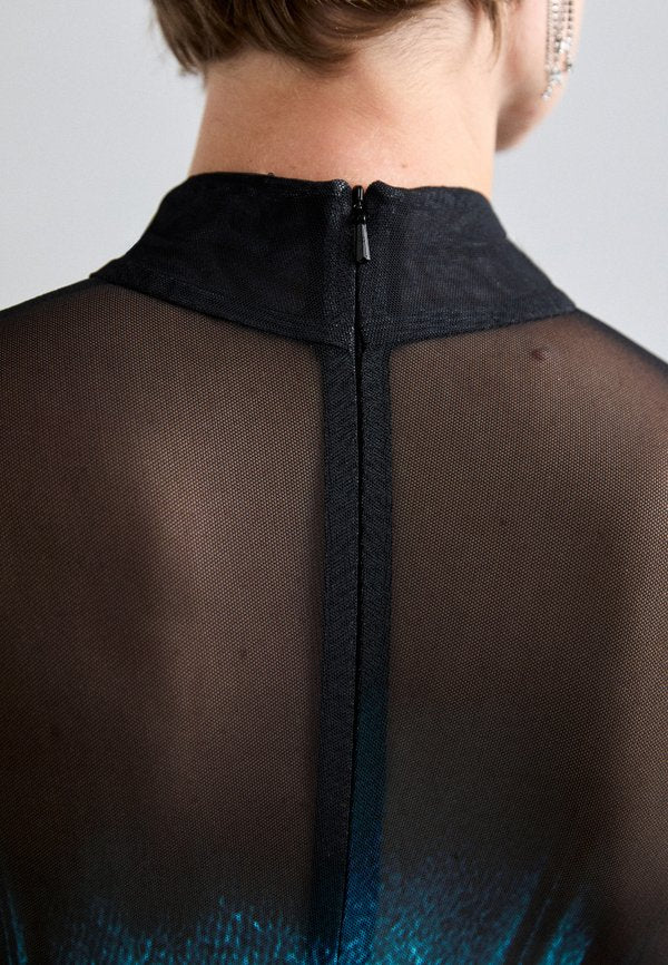 David Koma PRINTED LONG BODYSUIT